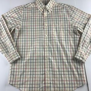 Orvis Plaid Long Sleeve Tattersall Button Shirt